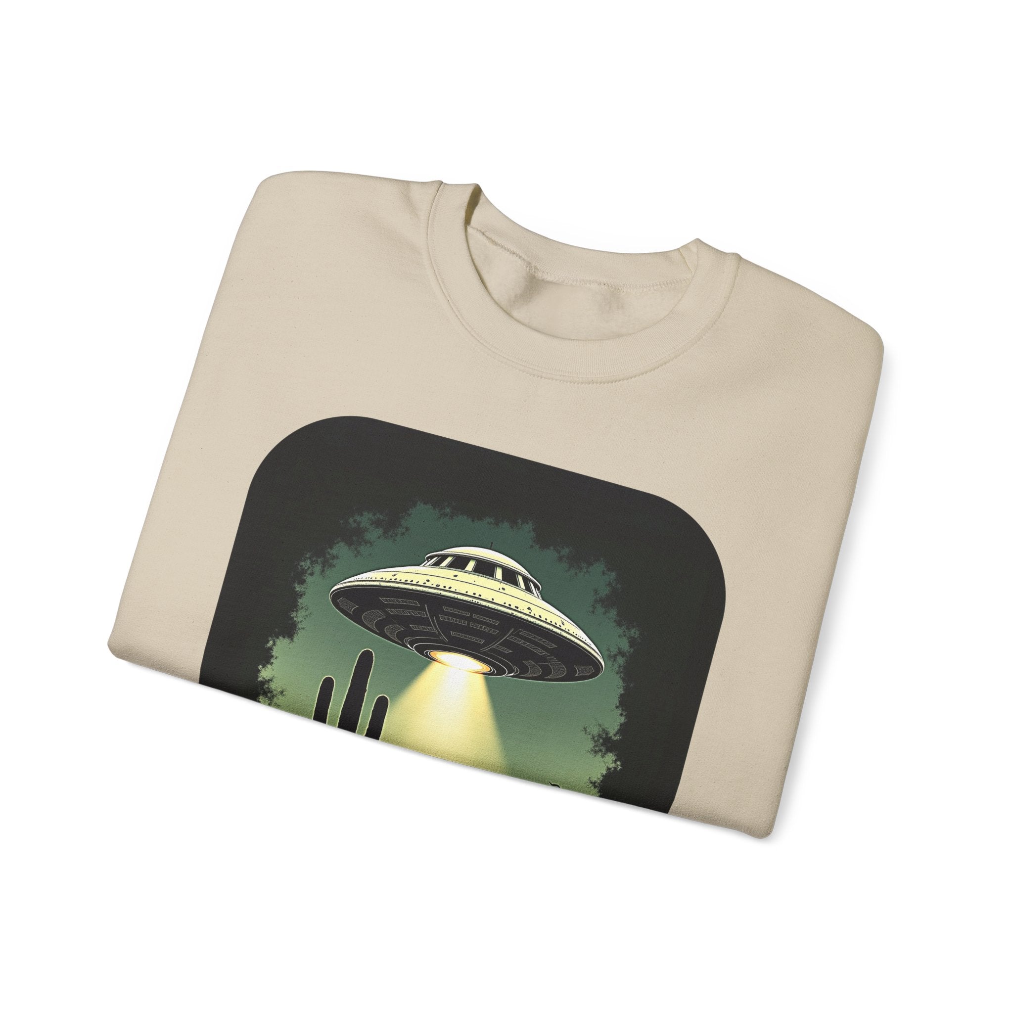 UFO Desert Abduction Crewneck Sweatshirt
