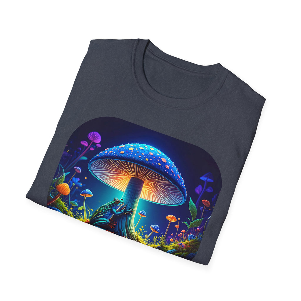 Psychedelic Mushroom Nightscape T-Shirt