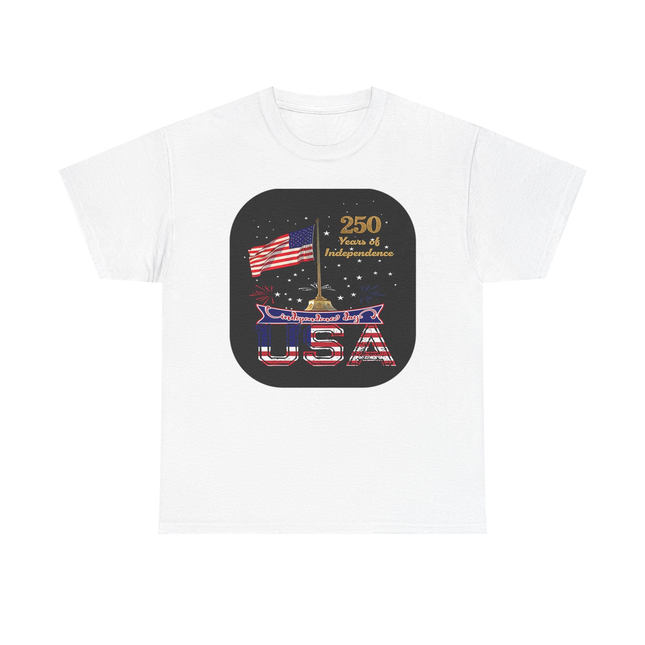 USA 250th Independence Graphic Tee — American Flag Bicentennial Celebration T-Shirt