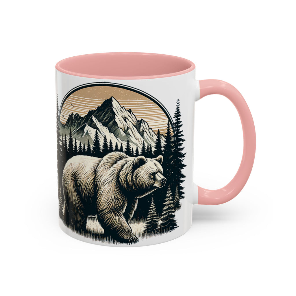 Bear Forest Coffee Mug — Mountain Wildlife Accent Mug (11/15oz)