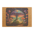 Magical Mushroom Frog Doormat — Whimsical Forest Welcome Mat
