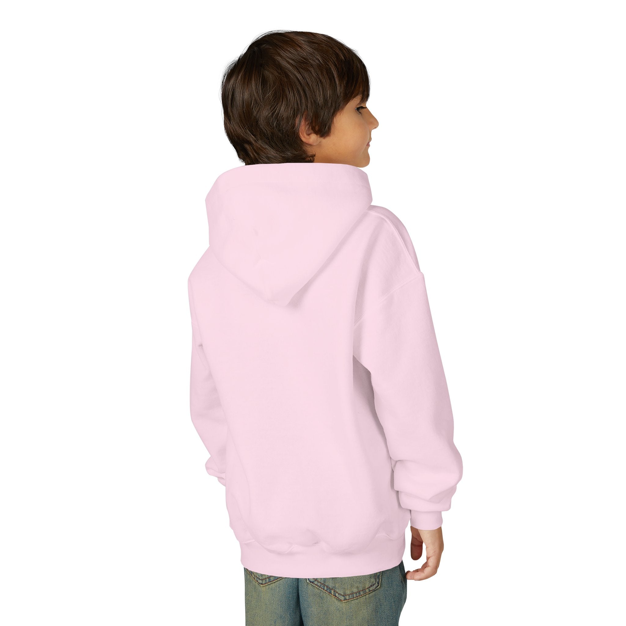 Youth Hoodie — Neon Cyber Jungle Graphic "CONSUMER"