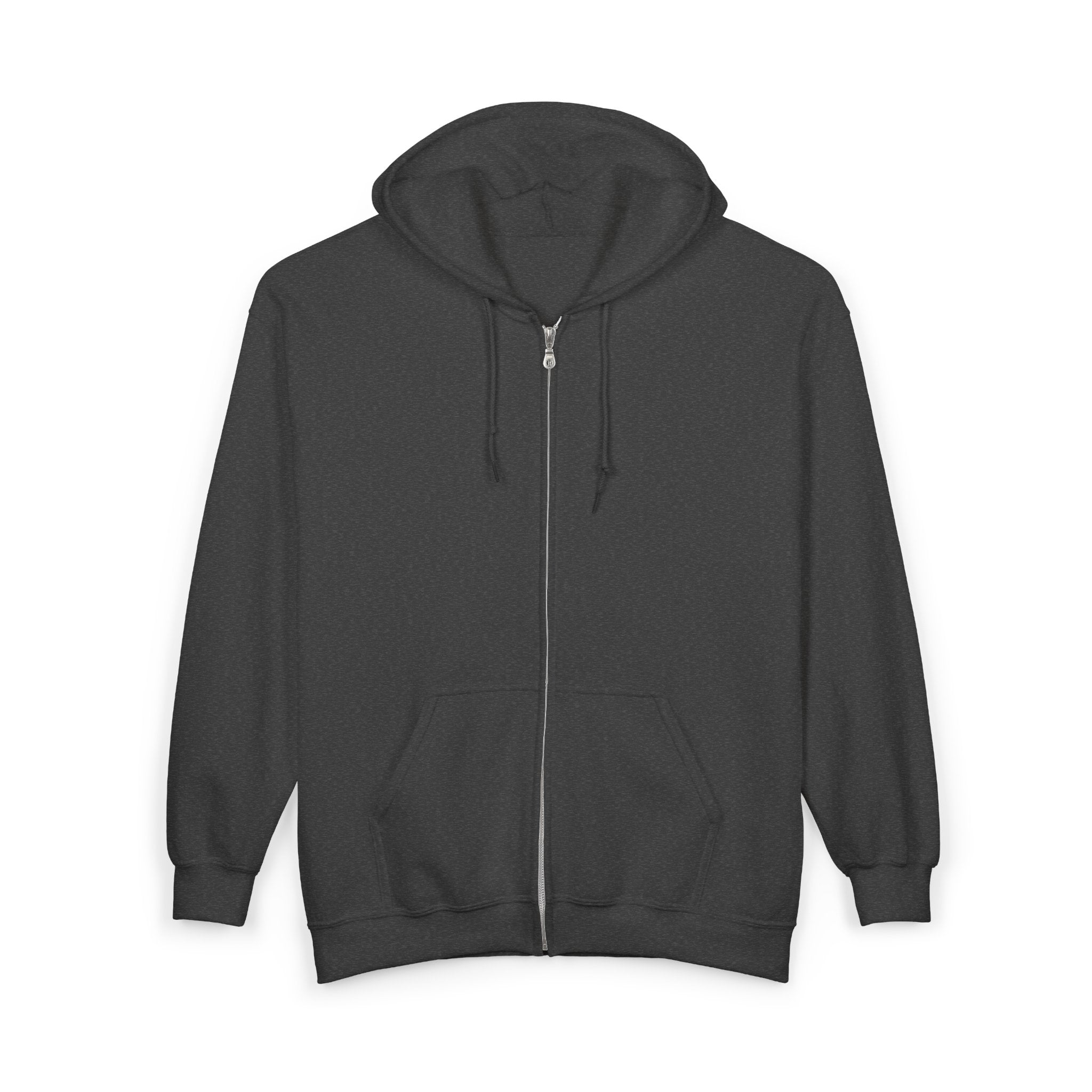 Black Zip Hoodie with Realistic Spider Back Graphic – Gothic Halloween Pullover