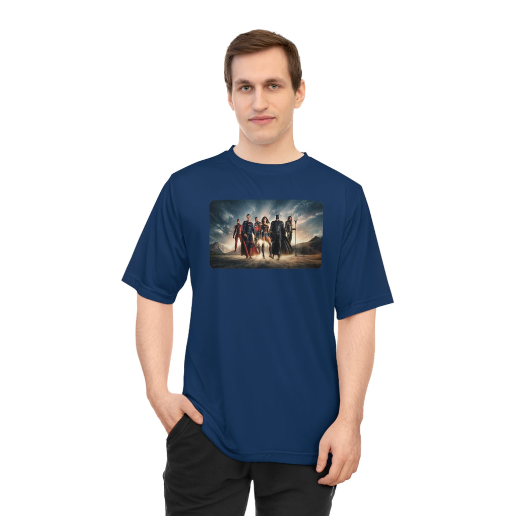 Justice League Graphic T-Shirt — Hero Team Movie Poster Design