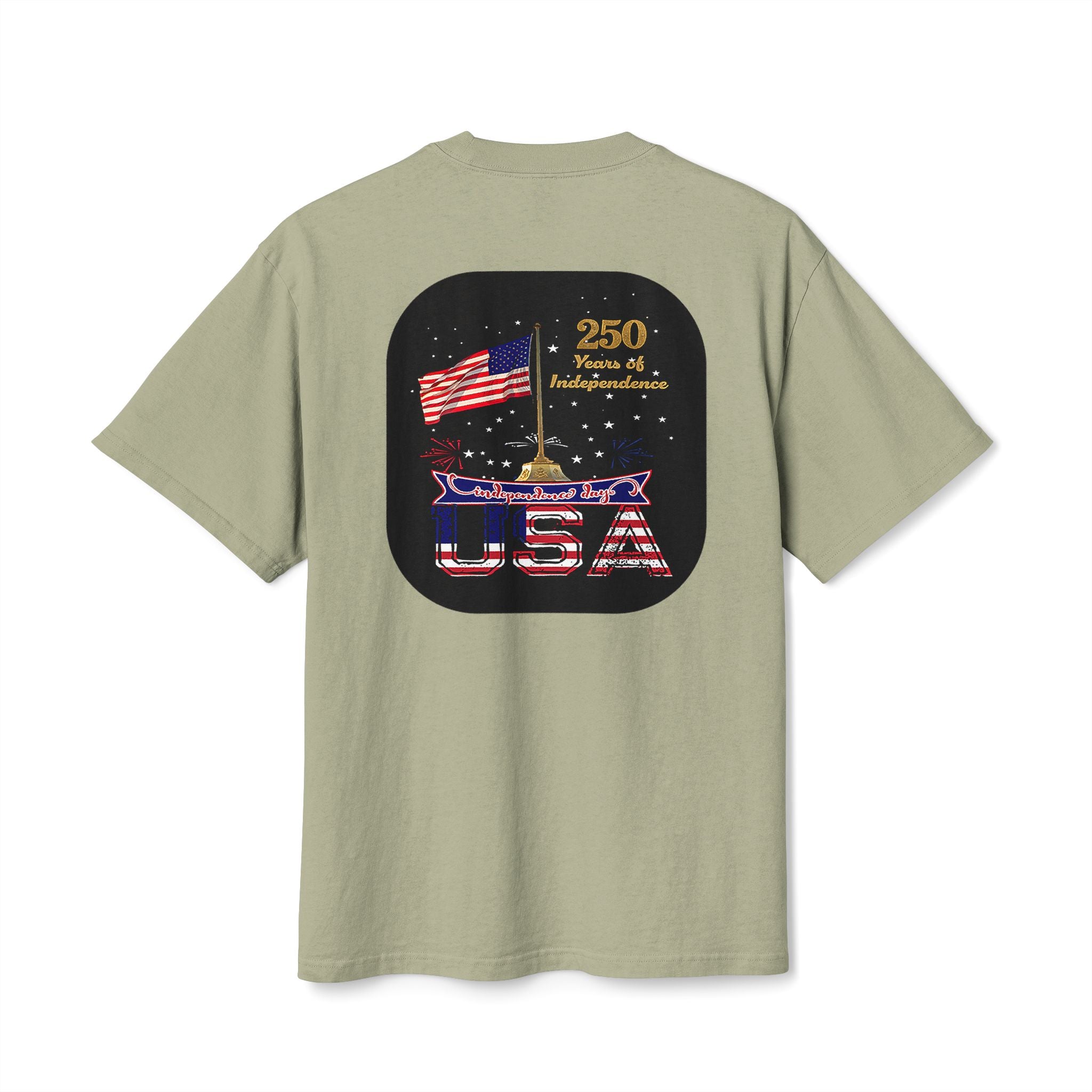 USA 250th Anniversary T-Shirt — Patriotic Flag Fourth of July Tee