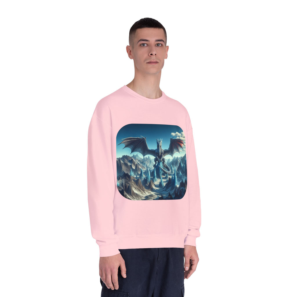 Dragon Graphic Crewneck Sweatshirt — Eye‑Catching Mythical Design