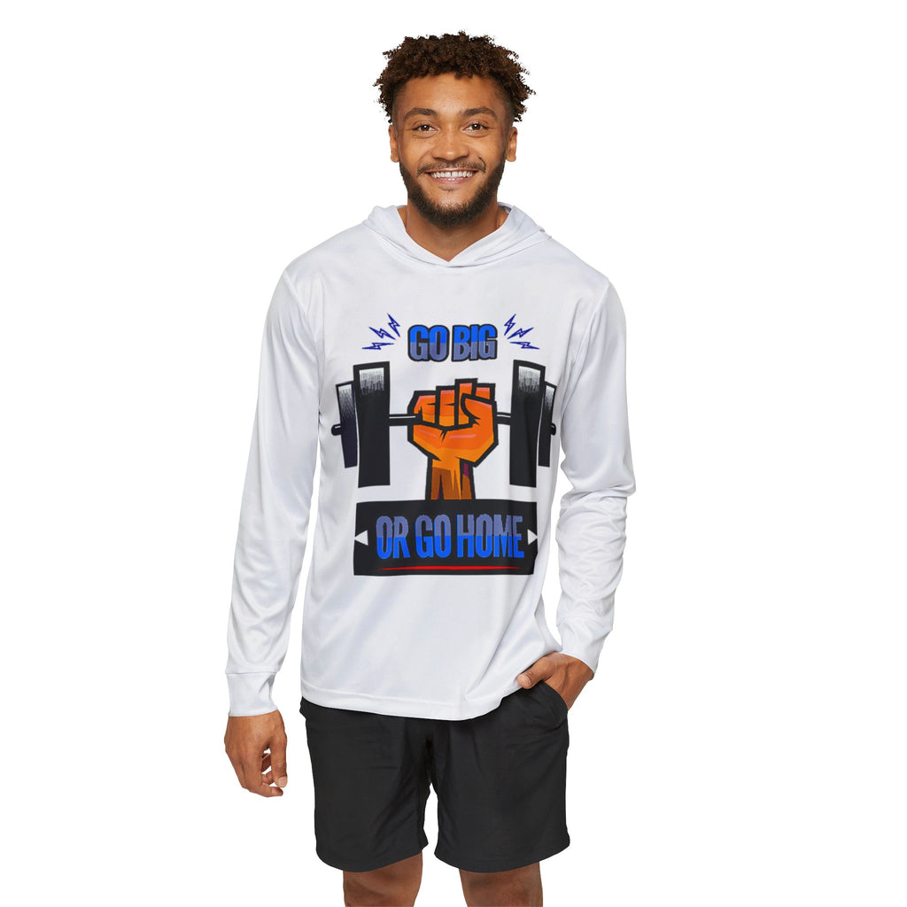 Go Big or Go Home Weightlifting Hoodie — Men's Athletic Warmup Top