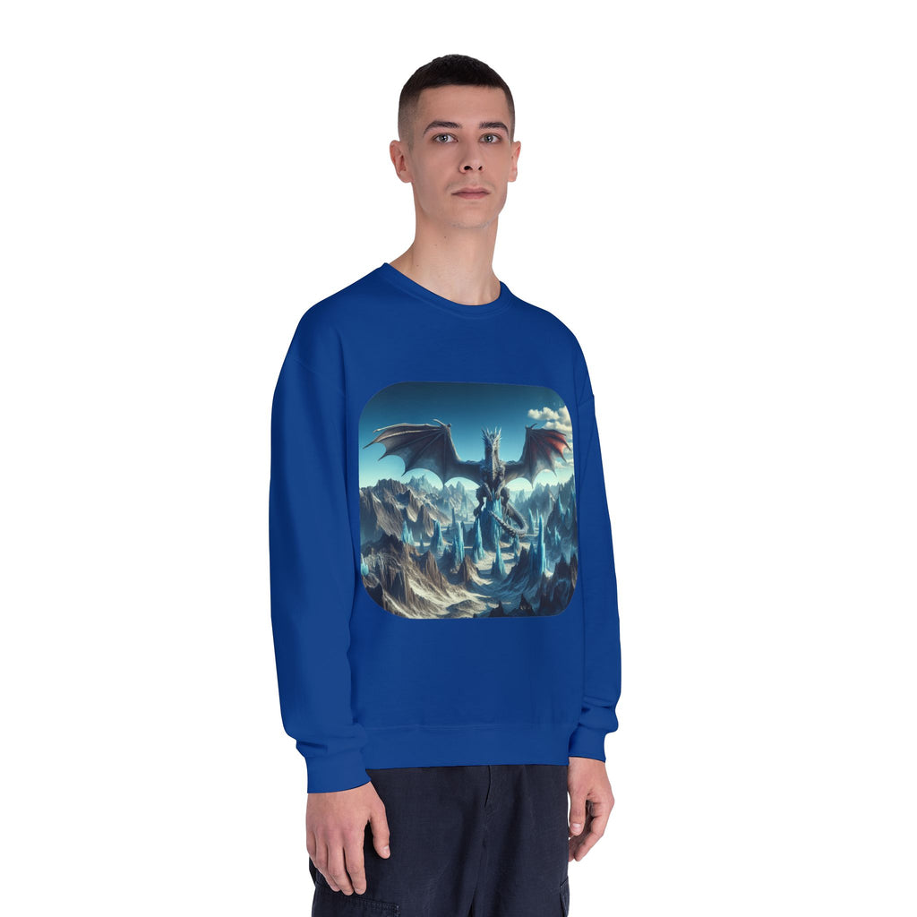 Dragon Graphic Crewneck Sweatshirt — Eye‑Catching Mythical Design