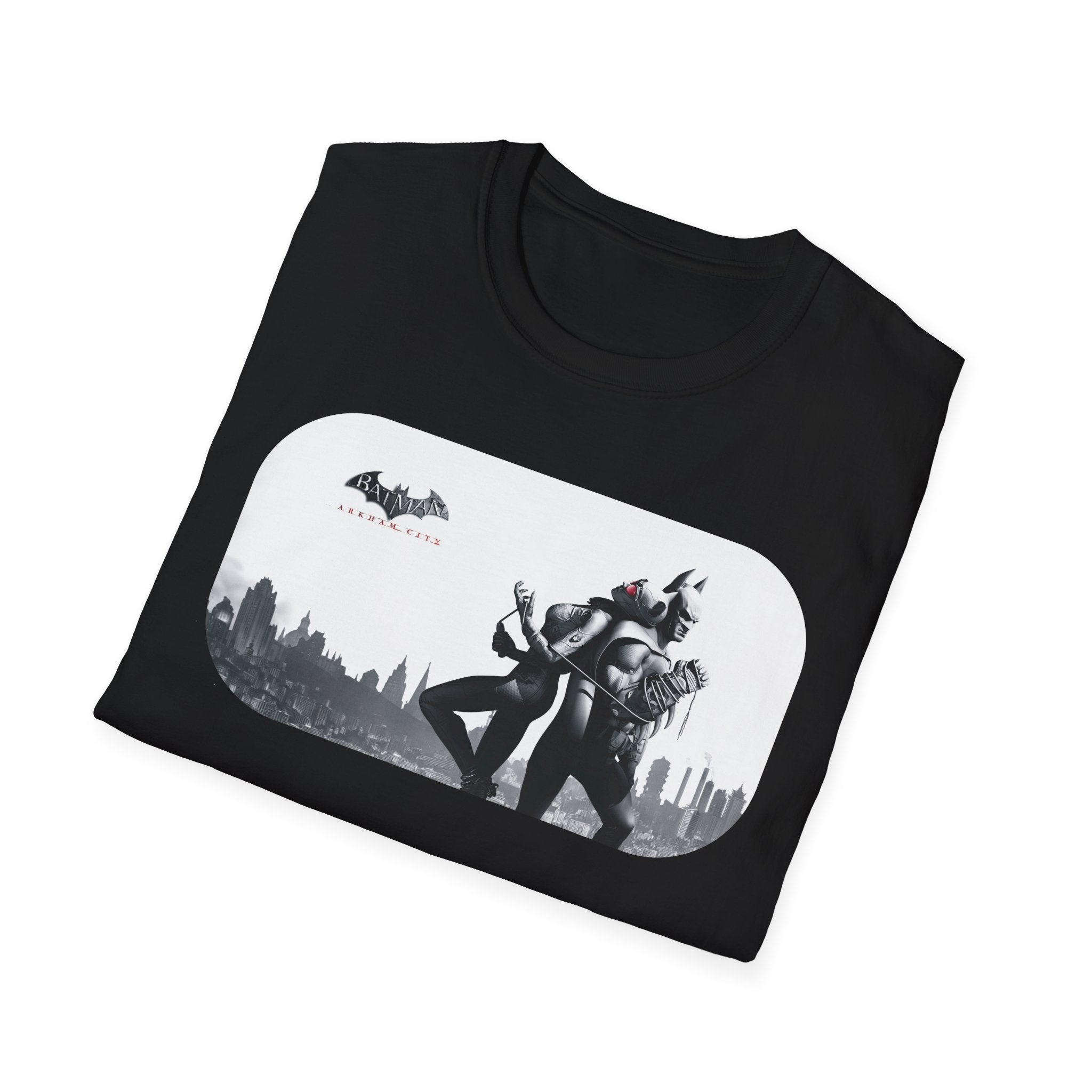 Batman & Joker Silhouette T-Shirt — Dark City Comic Graphic Tee