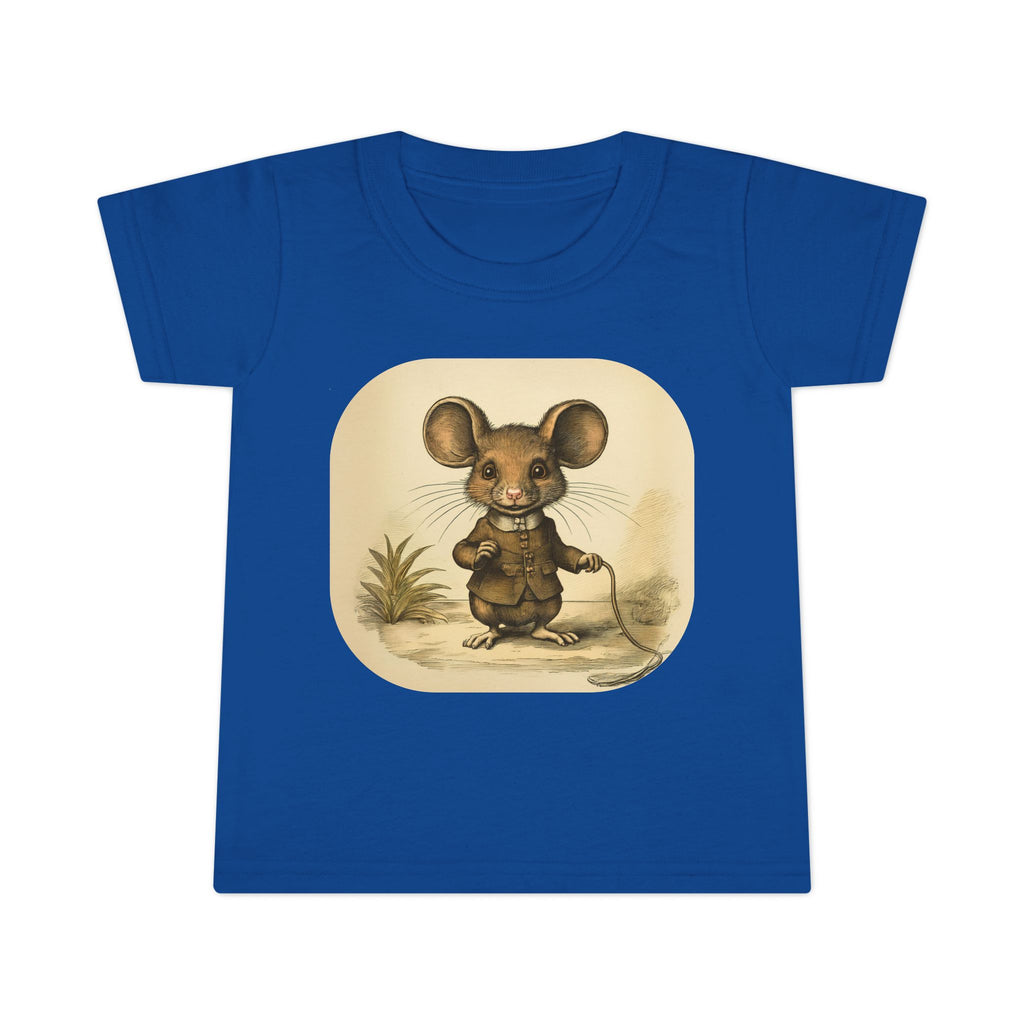 Vintage Mouse Toddler T-Shirt — Cute Retro Nursery Animal Tee