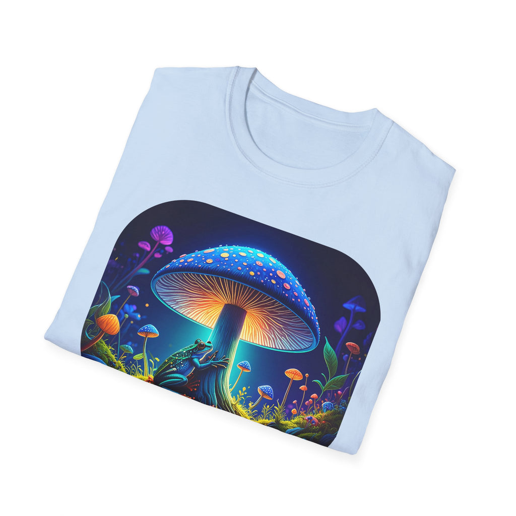 Psychedelic Mushroom Nightscape T-Shirt