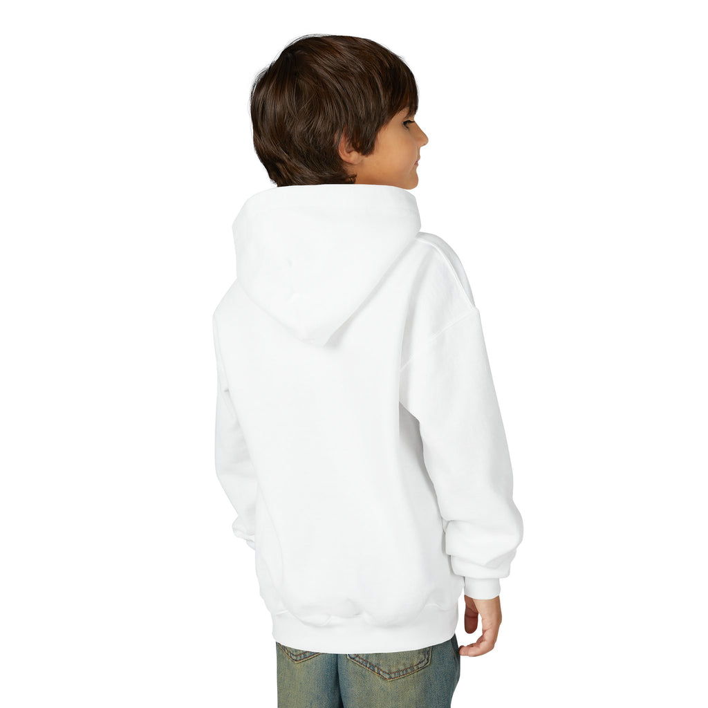 Youth Hoodie — Neon Cyber Jungle Graphic "CONSUMER"
