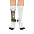 Cute Grumpy Cat Crew Socks — Cushioned Cat Socks for Cat Lovers