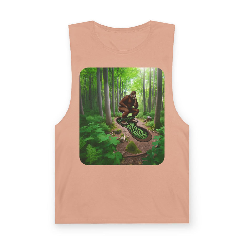 Bigfoot Forest Tank Top — Sasquatch Woodland Graphic Tank