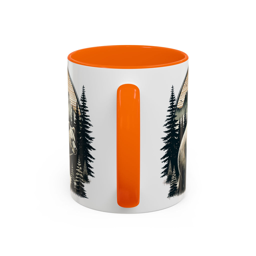 Bear Forest Coffee Mug — Mountain Wildlife Accent Mug (11/15oz)