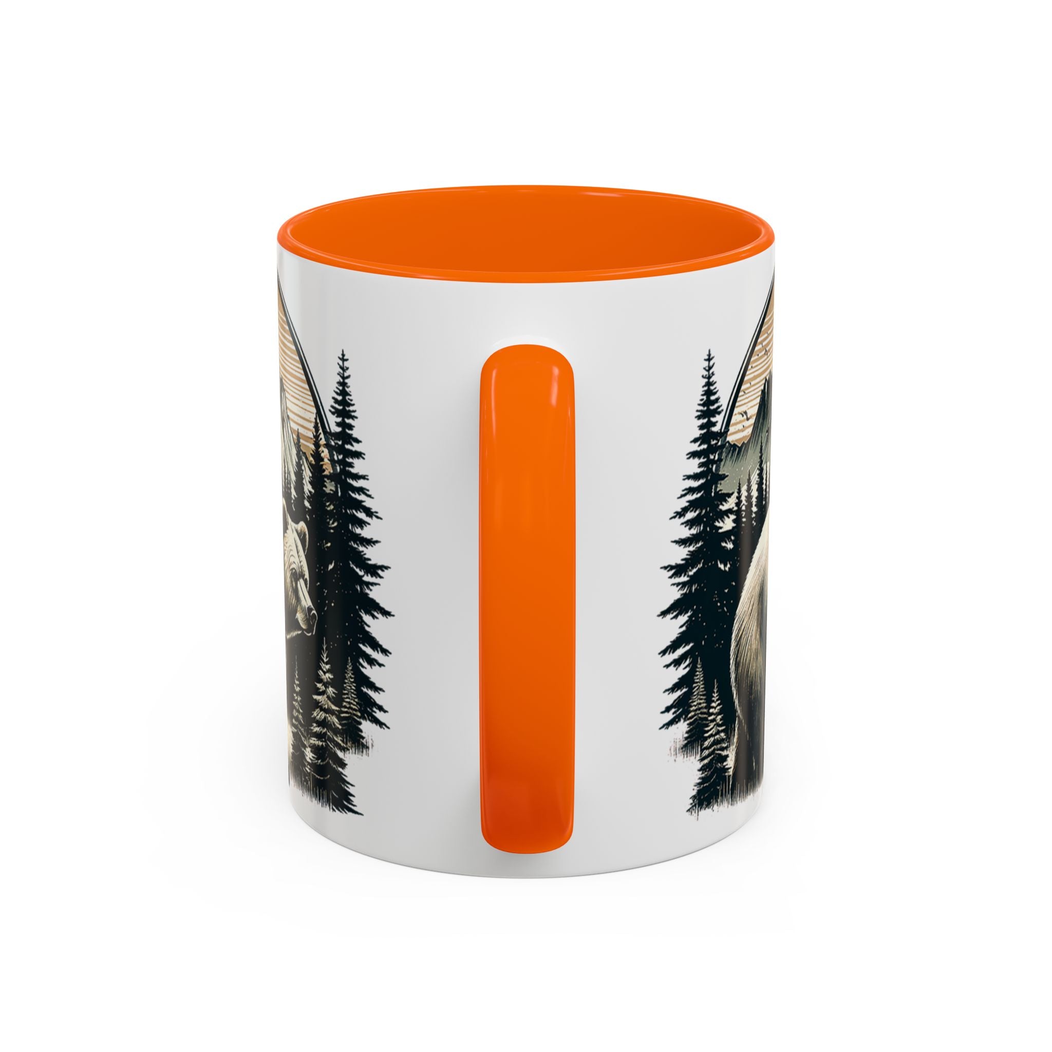 Bear Forest Coffee Mug — Mountain Wildlife Accent Mug (11/15oz)