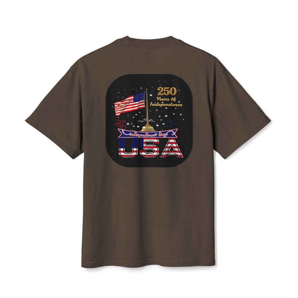USA 250th Anniversary T-Shirt — Patriotic Flag Fourth of July Tee
