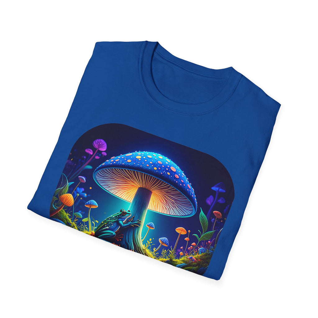 Psychedelic Mushroom Nightscape T-Shirt