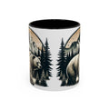 Bear Forest Coffee Mug — Mountain Wildlife Accent Mug (11/15oz)
