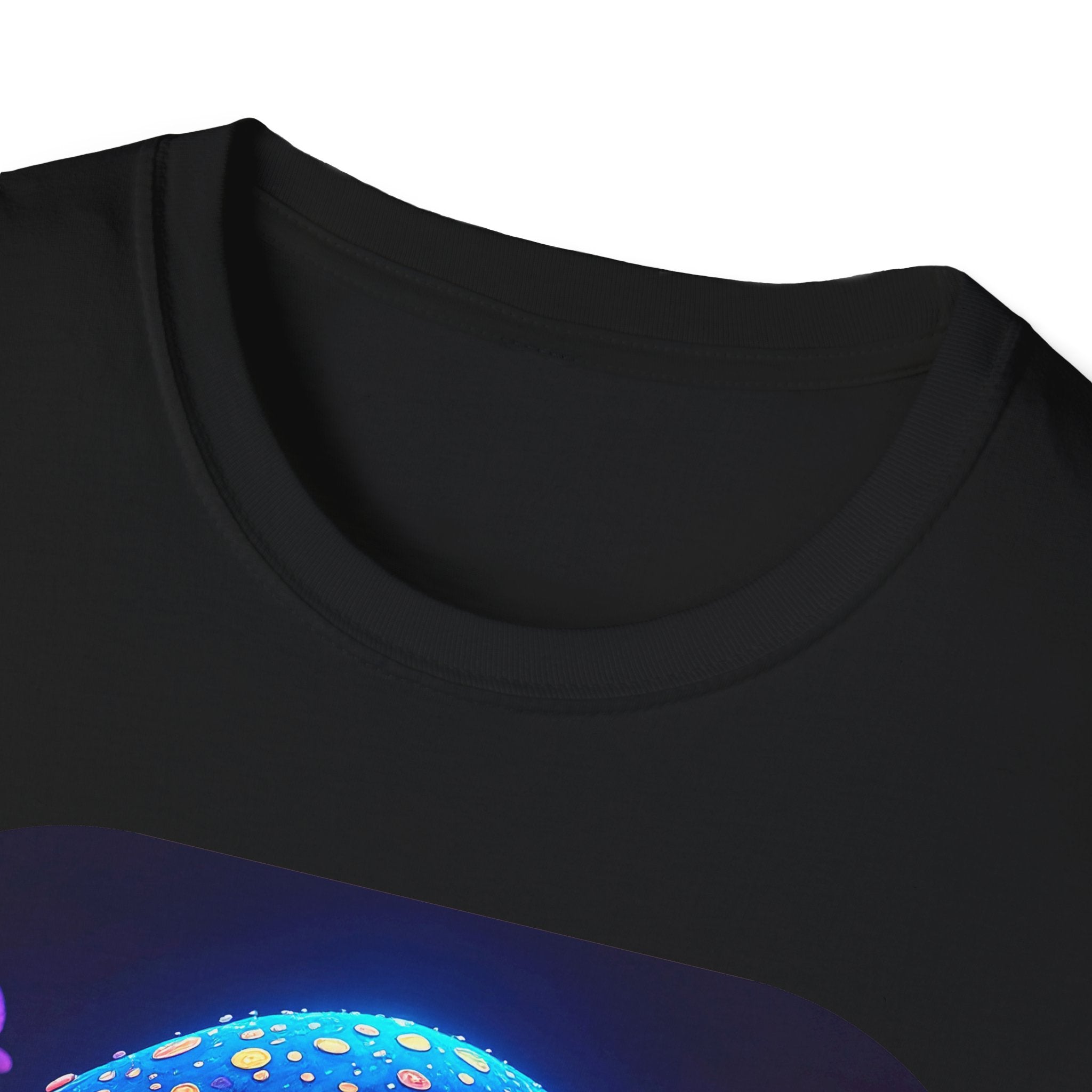 Psychedelic Mushroom Nightscape T-Shirt