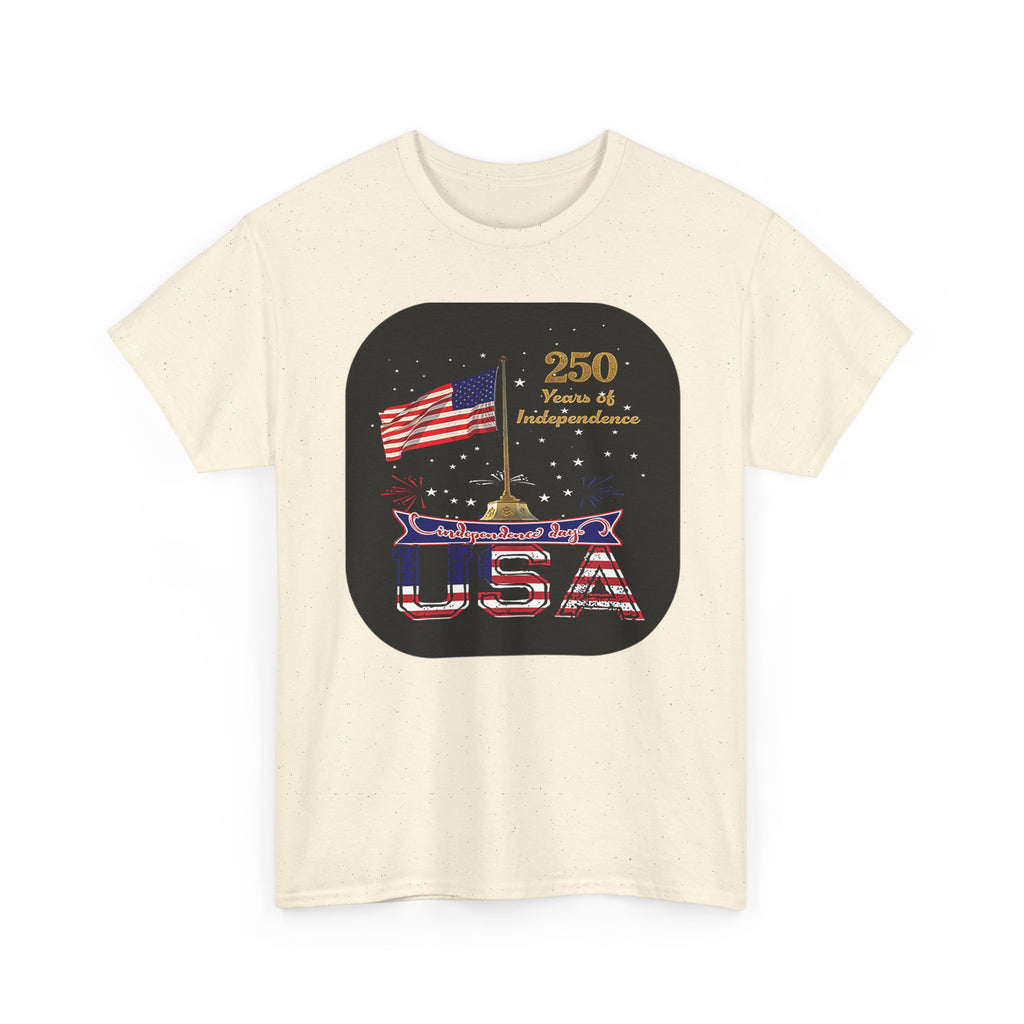 USA 250th Independence Graphic Tee — American Flag Bicentennial Celebration T-Shirt