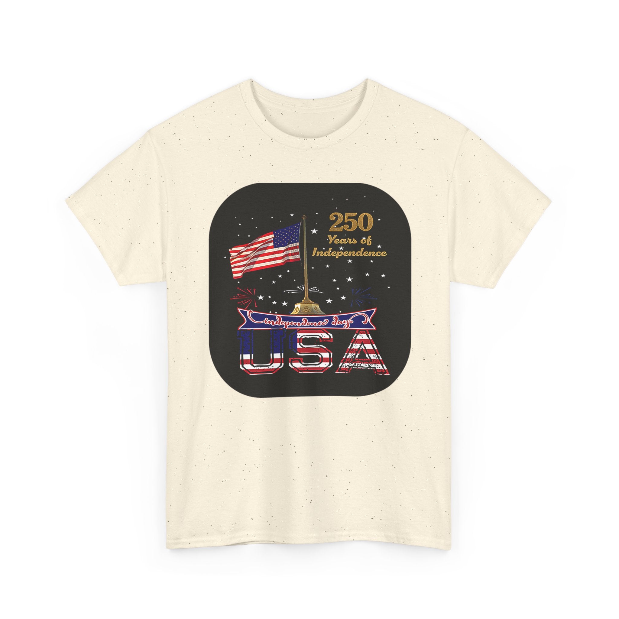 USA 250th Independence Graphic Tee — American Flag Bicentennial Celebration T-Shirt