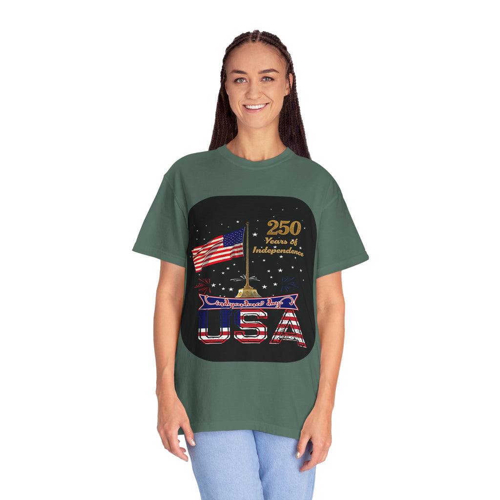 Independence 250 USA T-Shirt — 250 Years of Independence Patriotic Tee