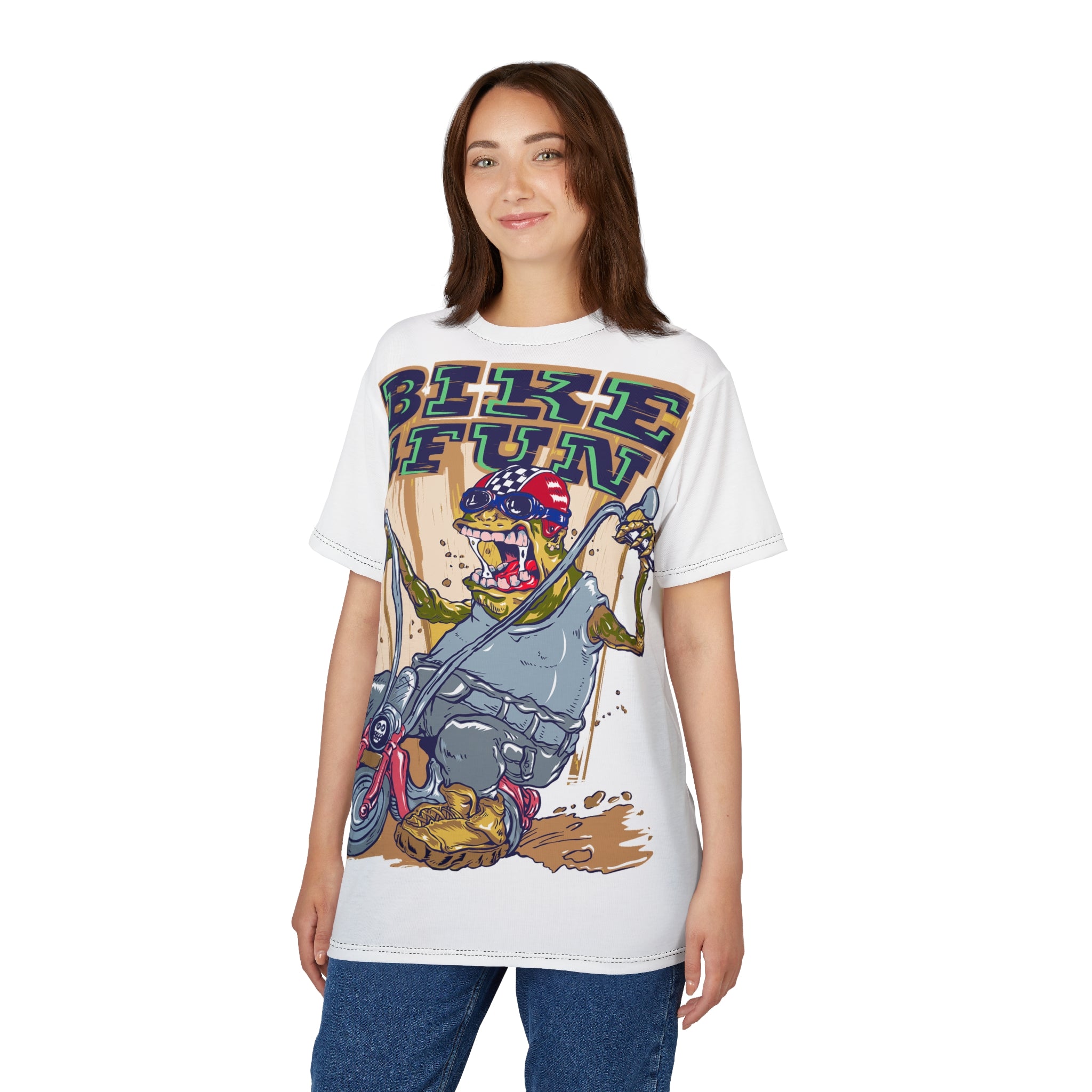 Bike 4 Fun T‑Shirt — Vintage Crazy Biker Graphic Tee