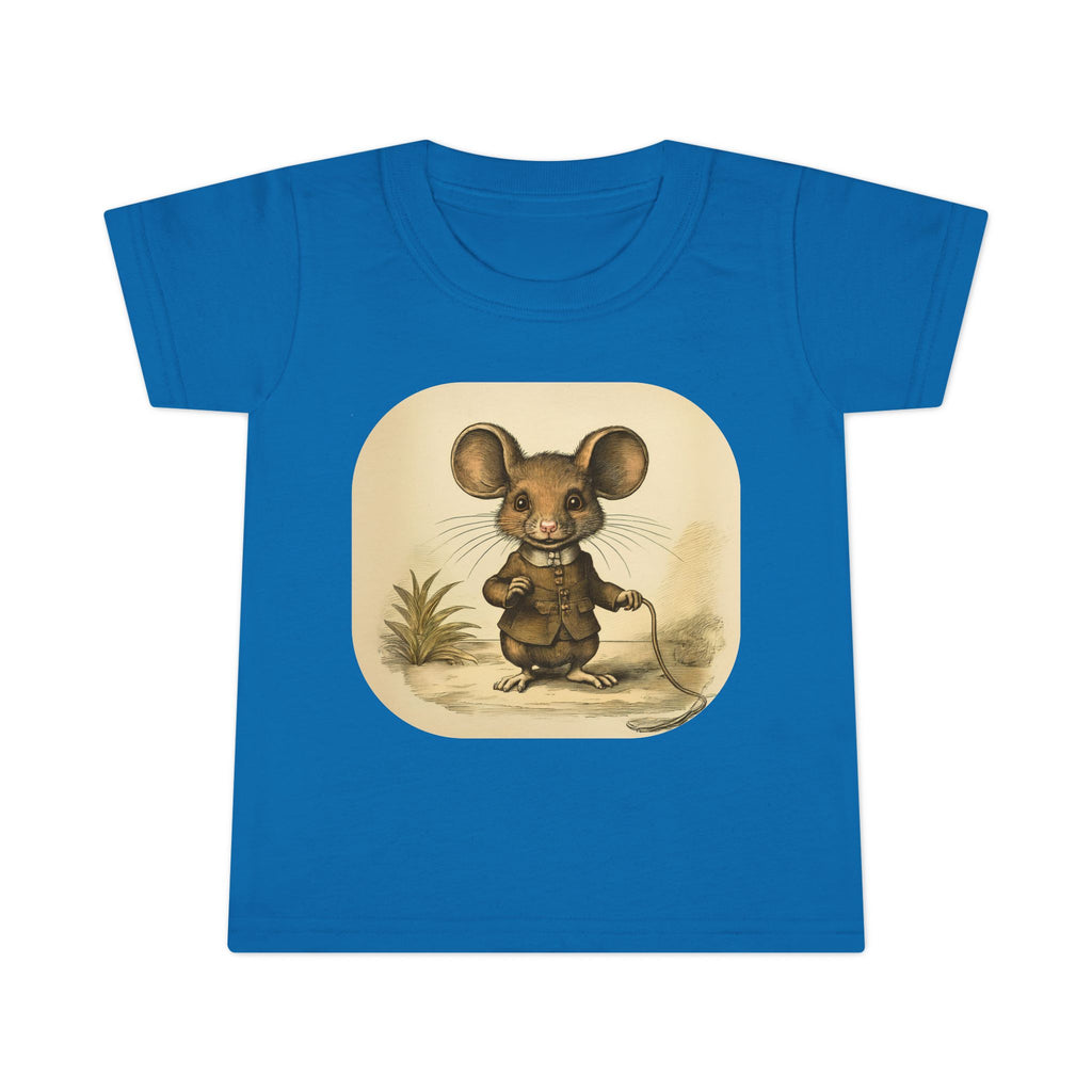 Vintage Mouse Toddler T-Shirt — Cute Retro Nursery Animal Tee