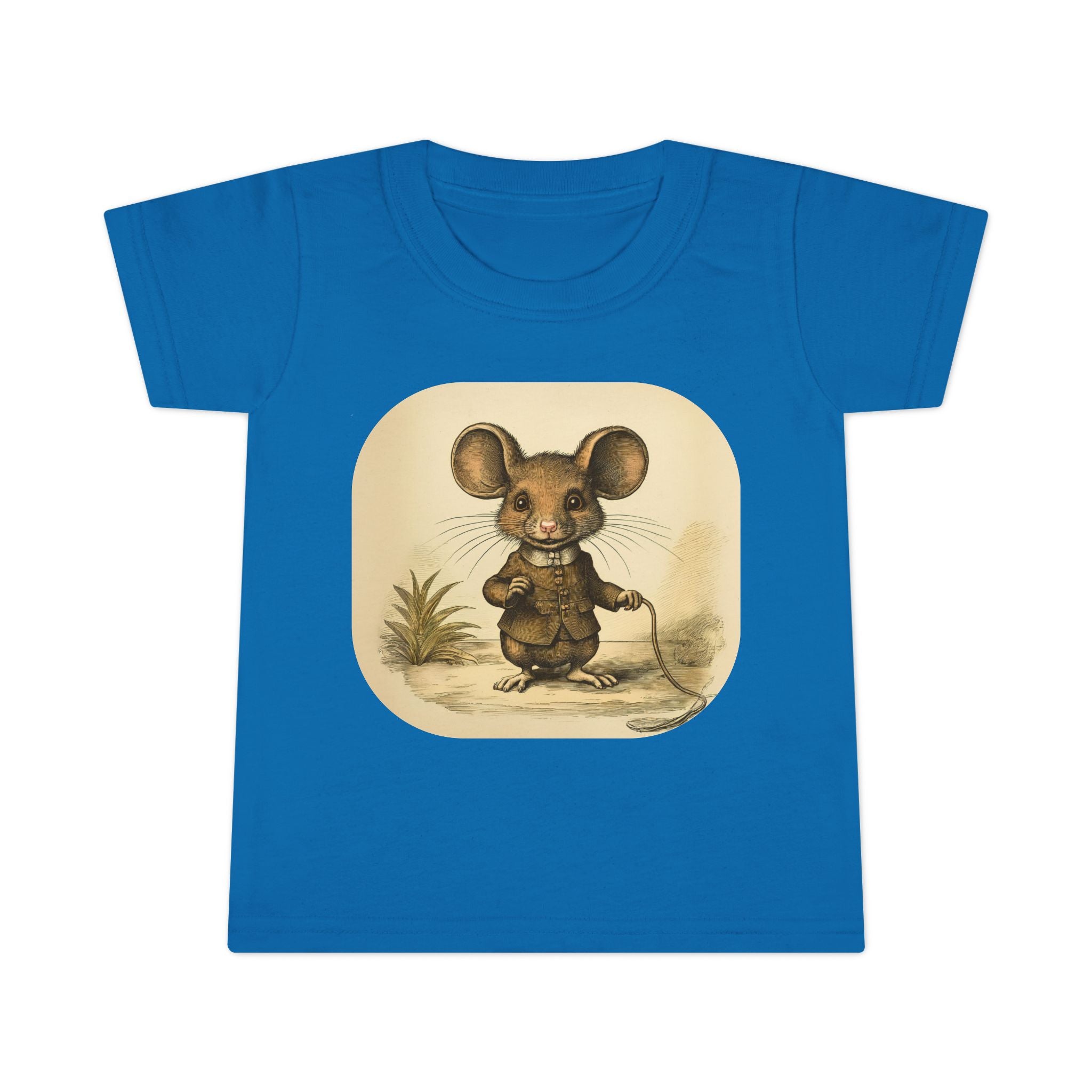 Vintage Mouse Toddler T-Shirt — Cute Retro Nursery Animal Tee